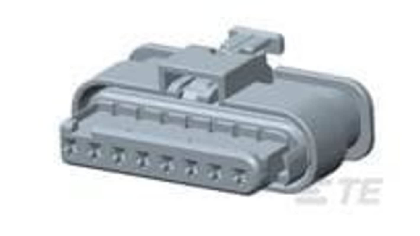 TE Connectivity, 1-1719393-1, 1-171 Female 8 Way Housing For Female Terminals for use with Automotive Housings