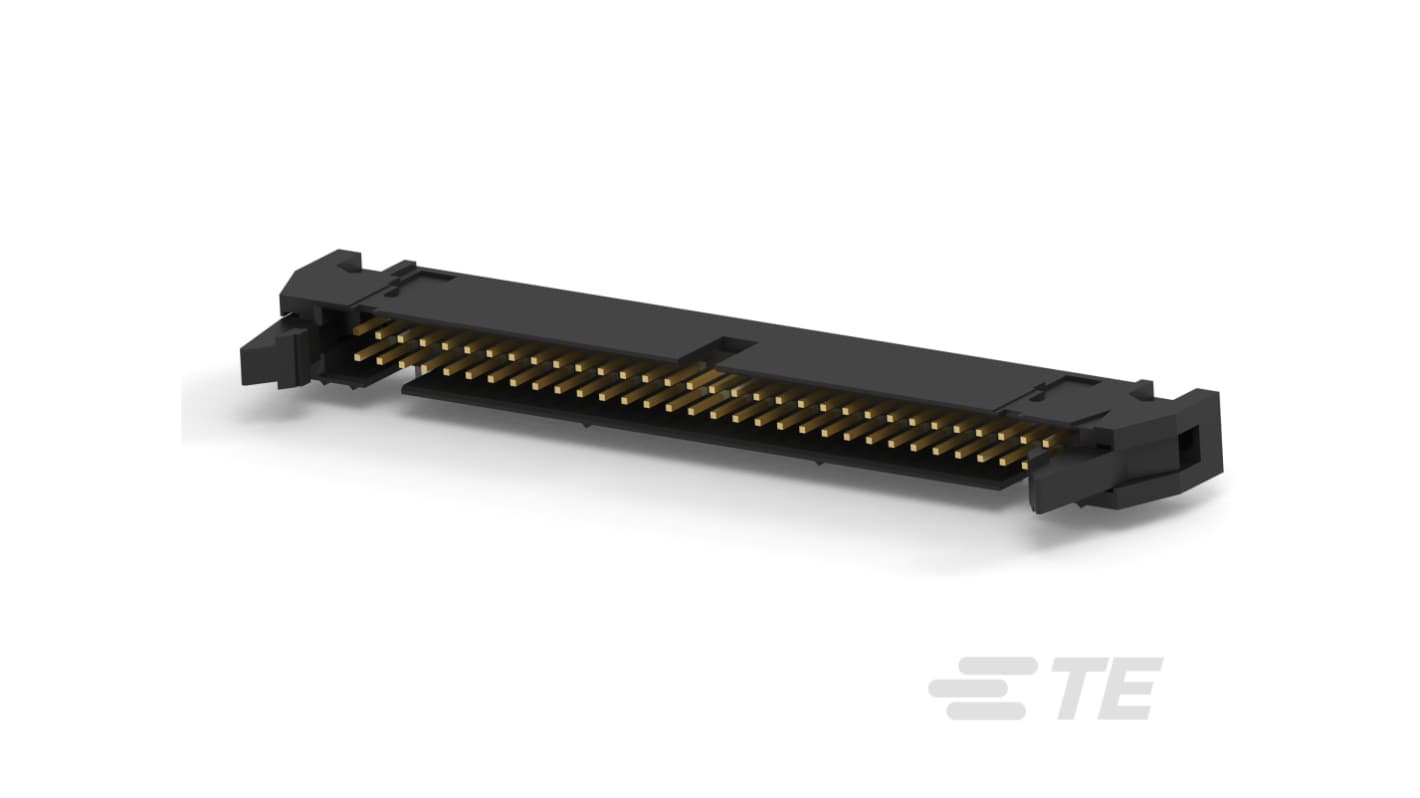 TE Connectivity, AMP, 1-5499345-2 2.54mm Pitch 64 Way Right Angle FPC Connector, Through Hole