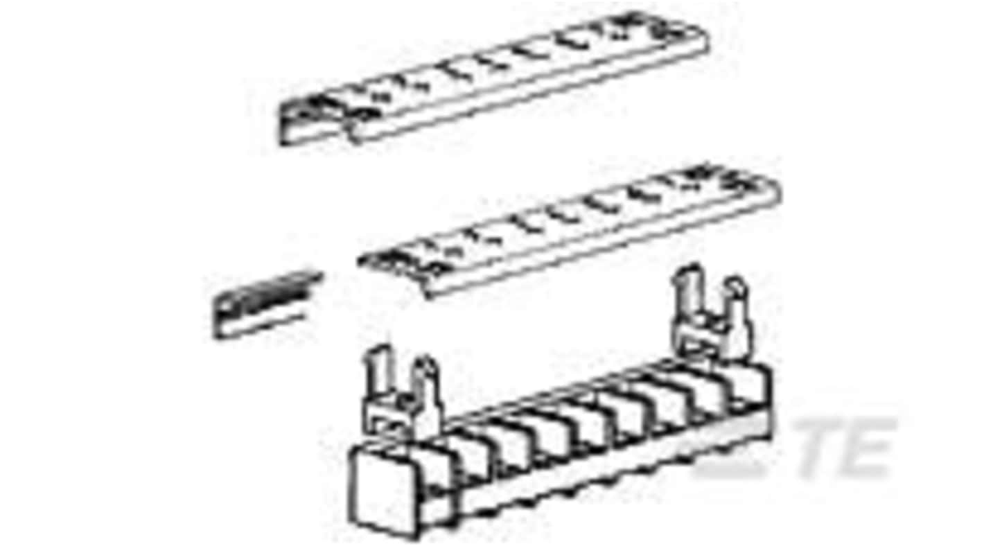 TE Connectivity Barrier Strip, 8 Contact, 9.53mm Pitch, 1 Row