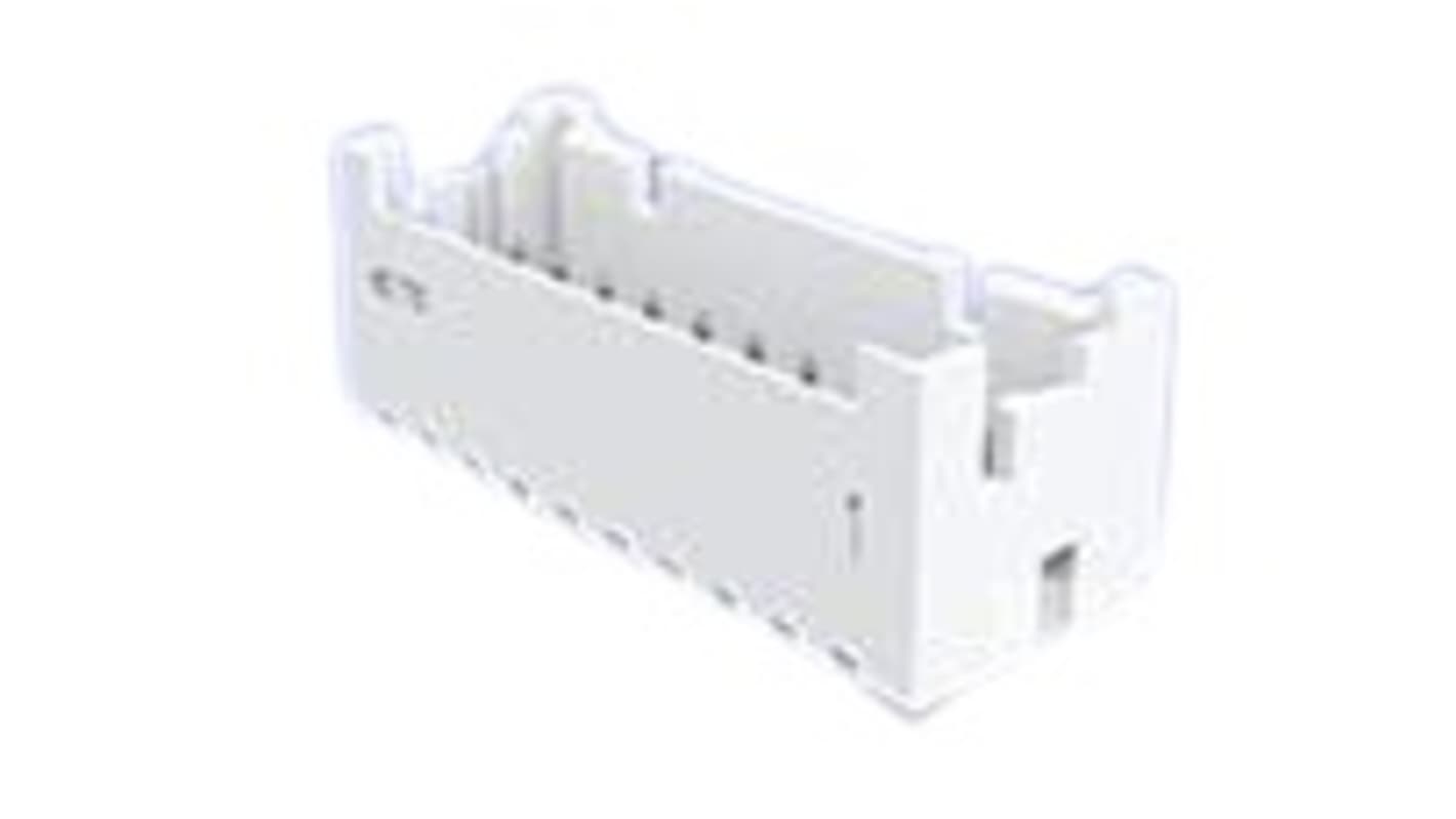 TE Connectivity 2-1969 Series Vertical PCB Header, 2.5mm Pitch, 2 Row(s), Shrouded