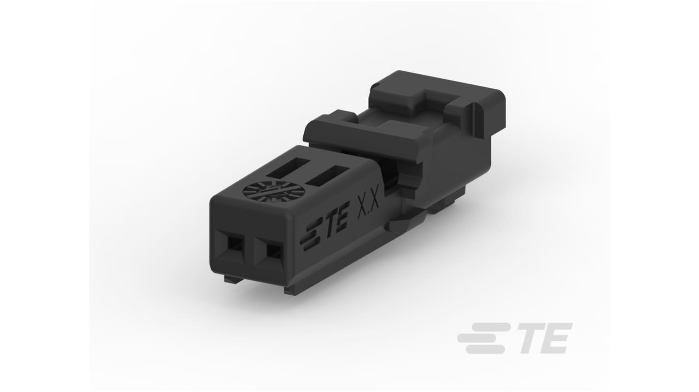 TE Connectivity, 2302450-1, 23024 Female 2 Way Housing For Female Terminals for use with Automotive Connector