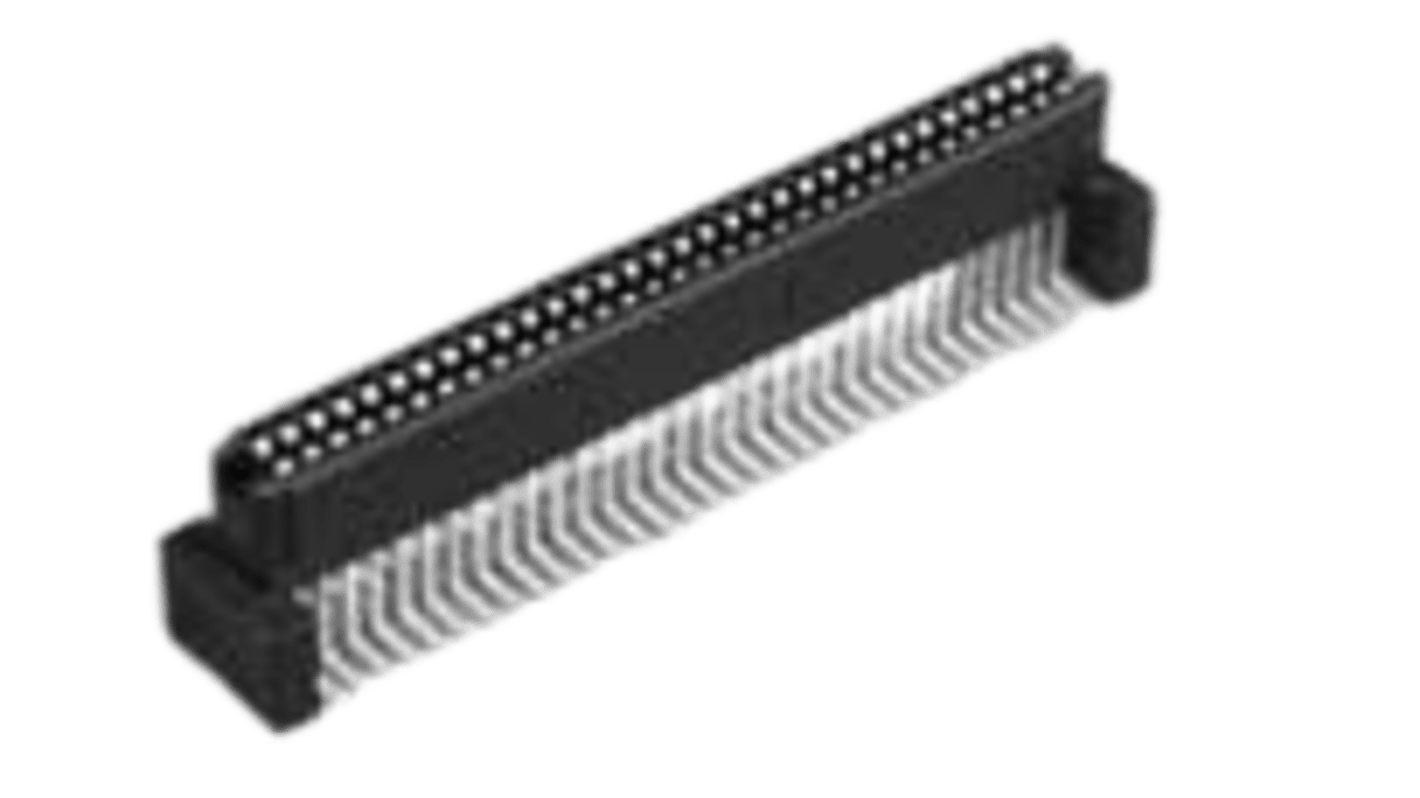 TE Connectivity Free Height Series Vertical PCB Mount PCB Header, 64 Contact(s), 1mm Pitch, Unshrouded
