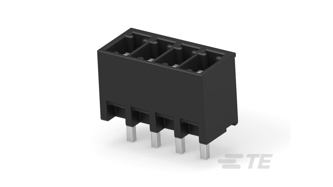 TE Connectivity, 3.5mm Pitch, 1776130, 4 Way, , Pluggable Terminal Block, 1776130-4