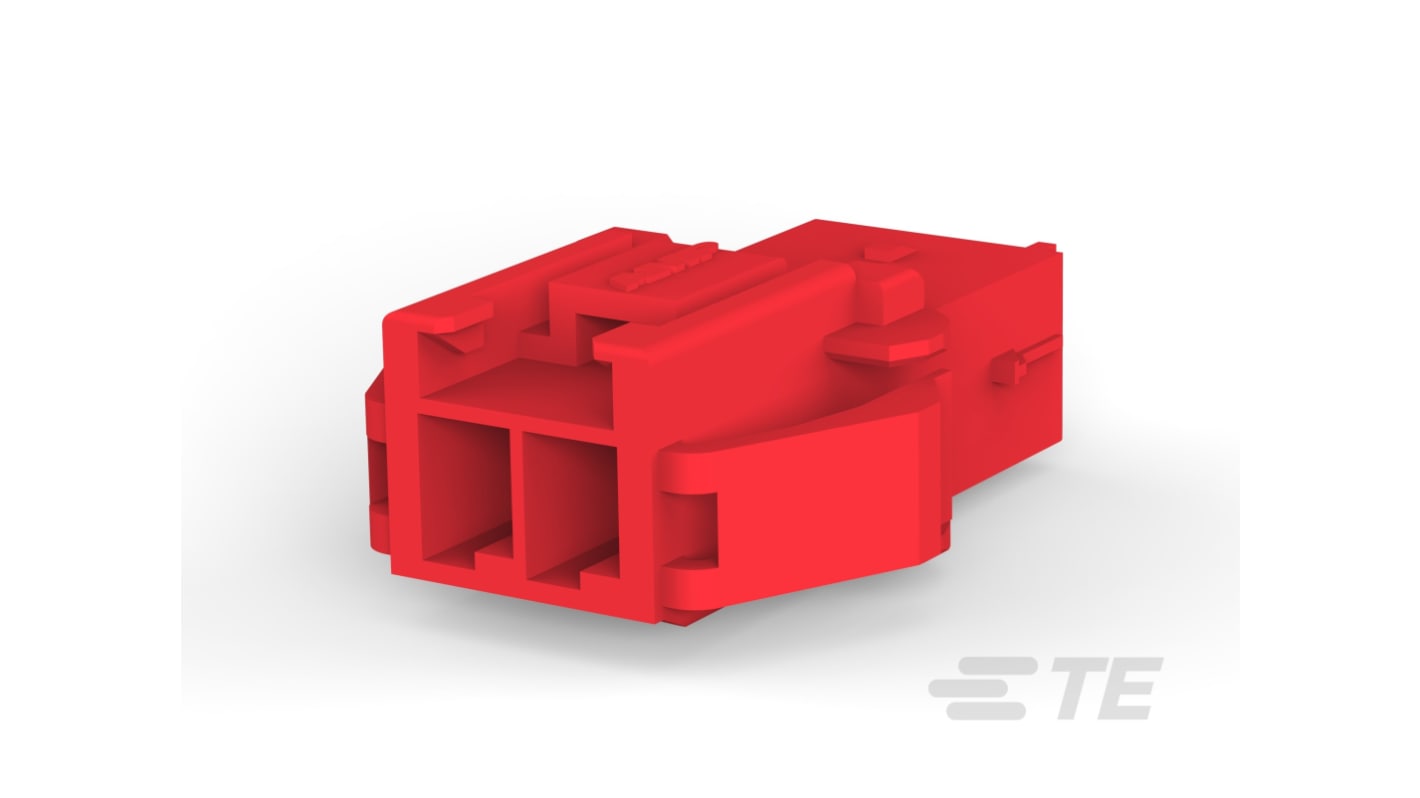 TE Connectivity Crimp, Housing, Receptacle, 2 Way, 1779, Panel Mount, 300 V ac