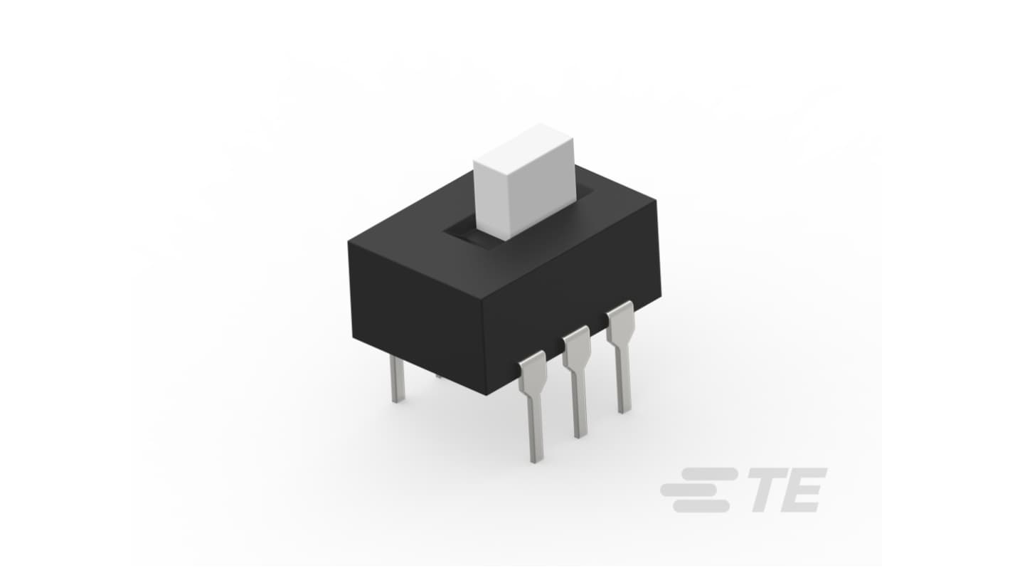 TE Connectivity Slide Switch DPDT On-On 300mA Extended
