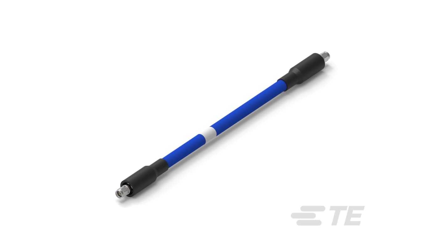TE Connectivity 20166 Series Male SMA to Male SMA, 1m, RF Cable Coaxial, Terminated50 Ω
