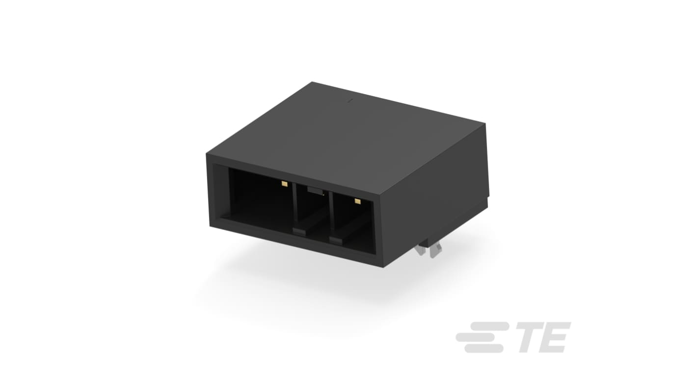TE Connectivity Dynamic 3000 Series Series Horizontal Board Mount PCB Header, 3 Contact(s), 5.08mm Pitch, 1 Row(s),