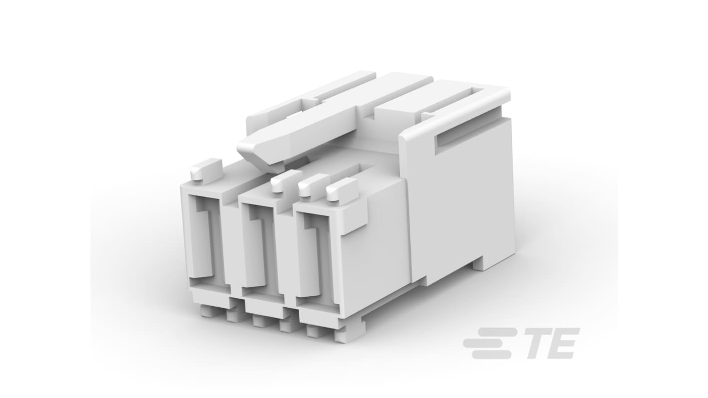 TE Connectivity RAST Series Straight Cable Mount PCB Connector, 3 Contact(s), 5mm Pitch, 1 Row(s), Shrouded