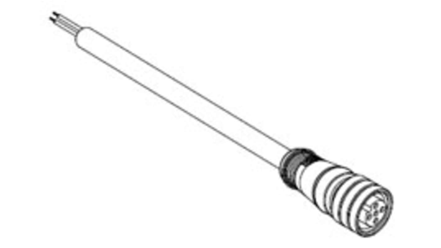 Kabel przemysłowy konfekcjonowany ze złączem Złącze M12 liczba rdzeni 5 długość 10m Rodzaj A Żeńskie Złącze B Złącze