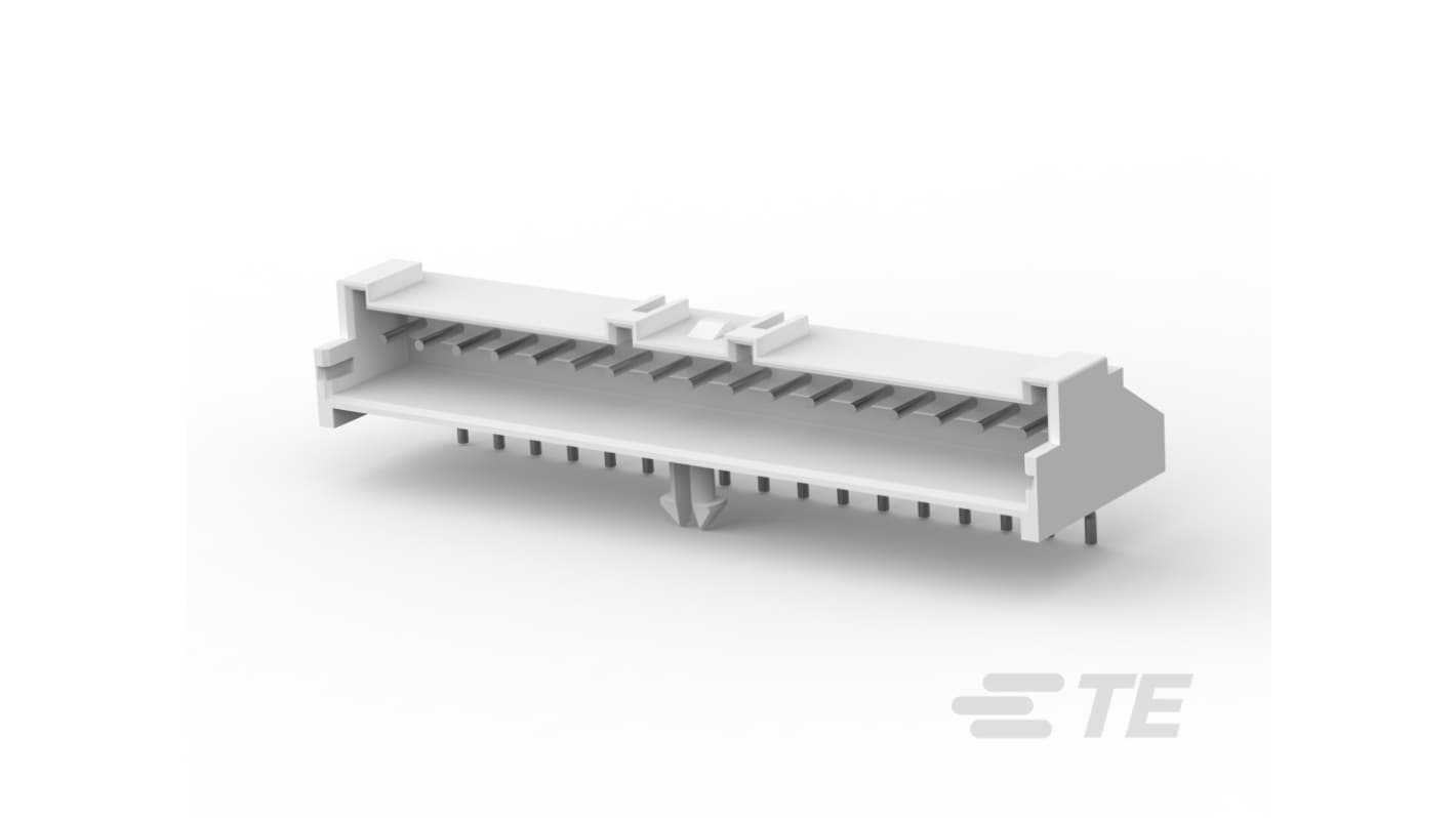 TE Connectivity Economy Power 2.5 Series Right Angle Board Mount PCB Header, 17 Contact(s), 2.5mm Pitch, 1 Row(s),