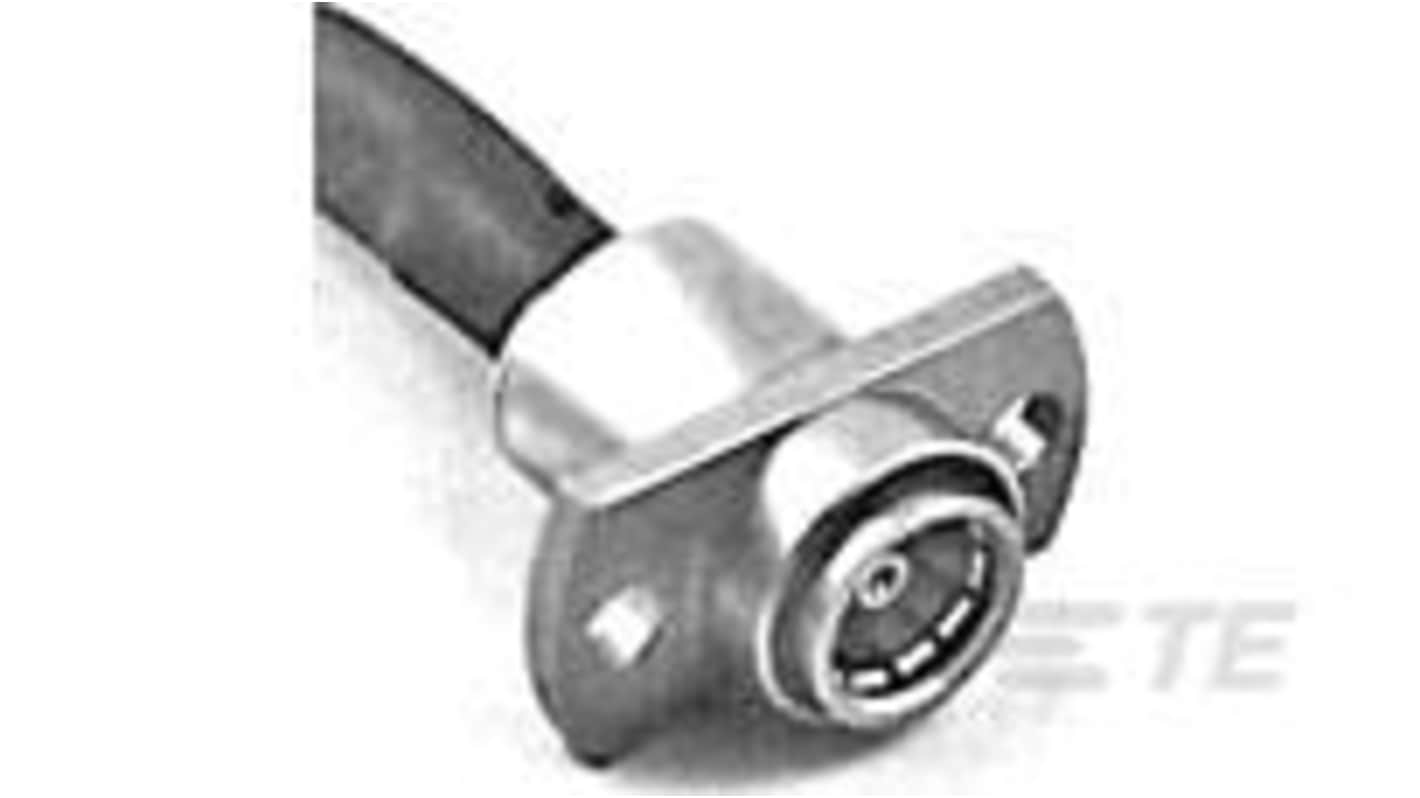TE Connectivity RG 316 Series, Jack Panel Mount OSP Connector, 50Ω, Crimp Termination, Straight Body