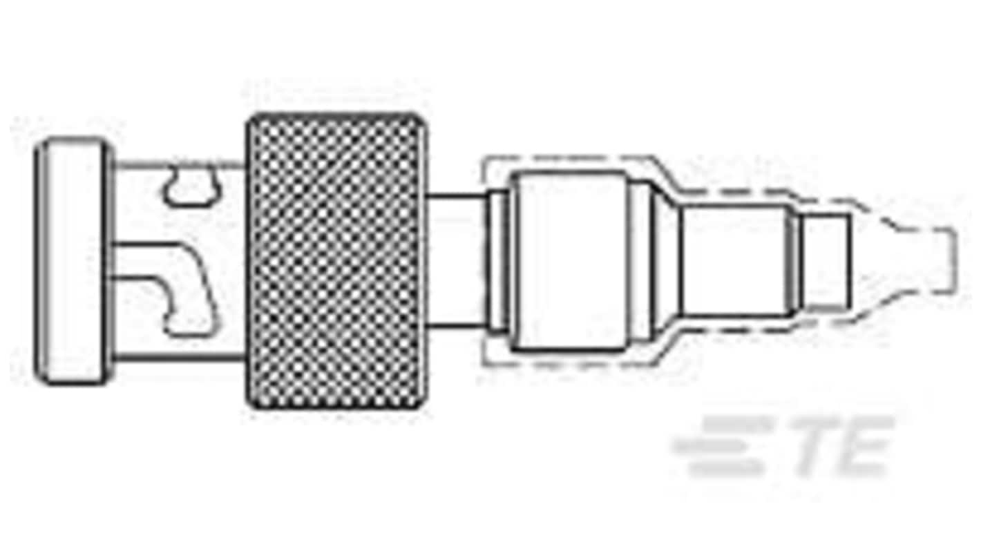 TE Connectivity Raychem Series Female Connector, Cable Mount Straight 1 Port