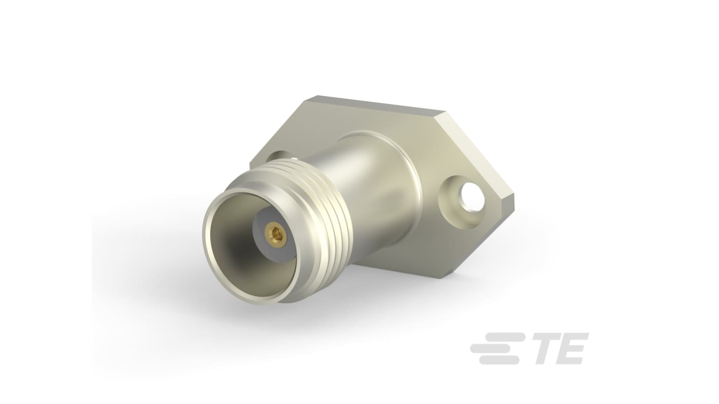 TE Connectivity 10453 Series, Jack Panel Mount TNC Connector, 50Ω, Solder Termination, Straight Body