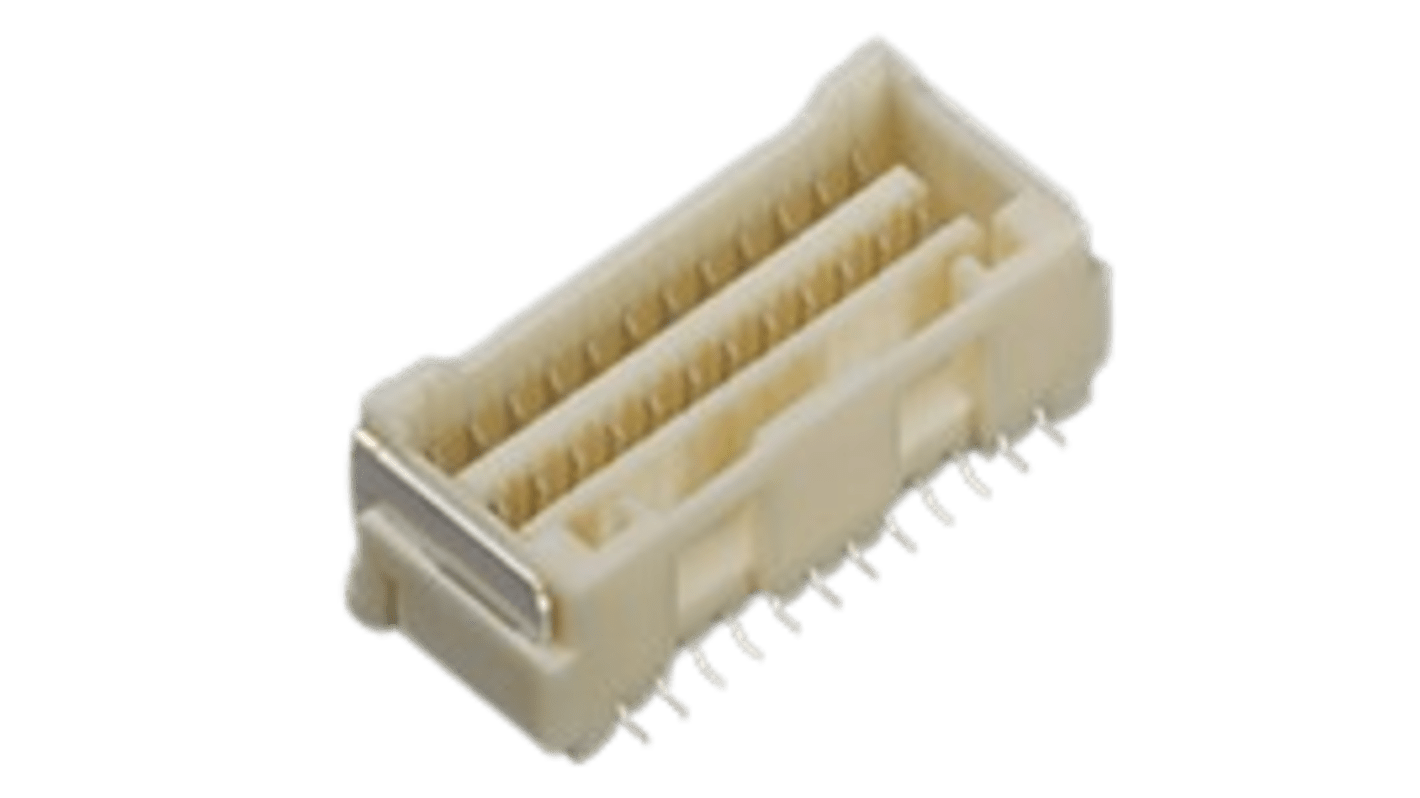 Gniazdo PCB 34 -pinowe 2 -rzędowe raster: 1.5mm Gniazdo do montażu na płytce drukowanej Pionowy Montaż na płytce