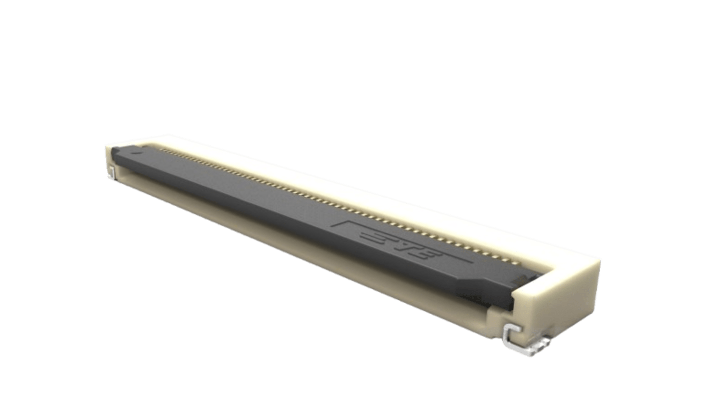 TE Connectivity FPC连接器, 40p, 0.5mm间距, 电路板安装, 直向, 4-2041系列