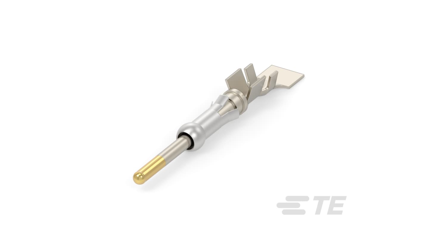 TE Connectivity Industrial Power Connector, 1 Contacts, Plug-In, Plug, Male, AMP Series