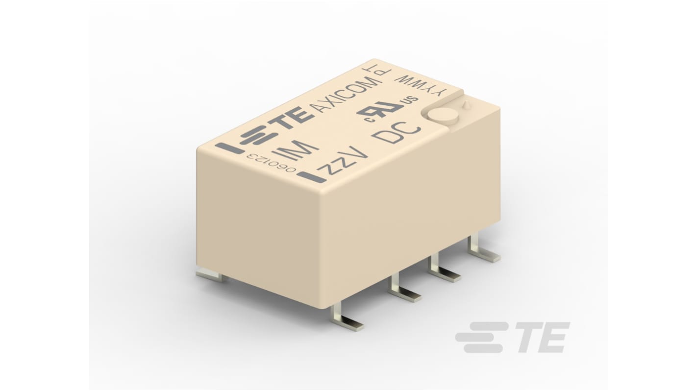 TE Connectivity Surface Mount RF Relay, 3V Coil, DPDT