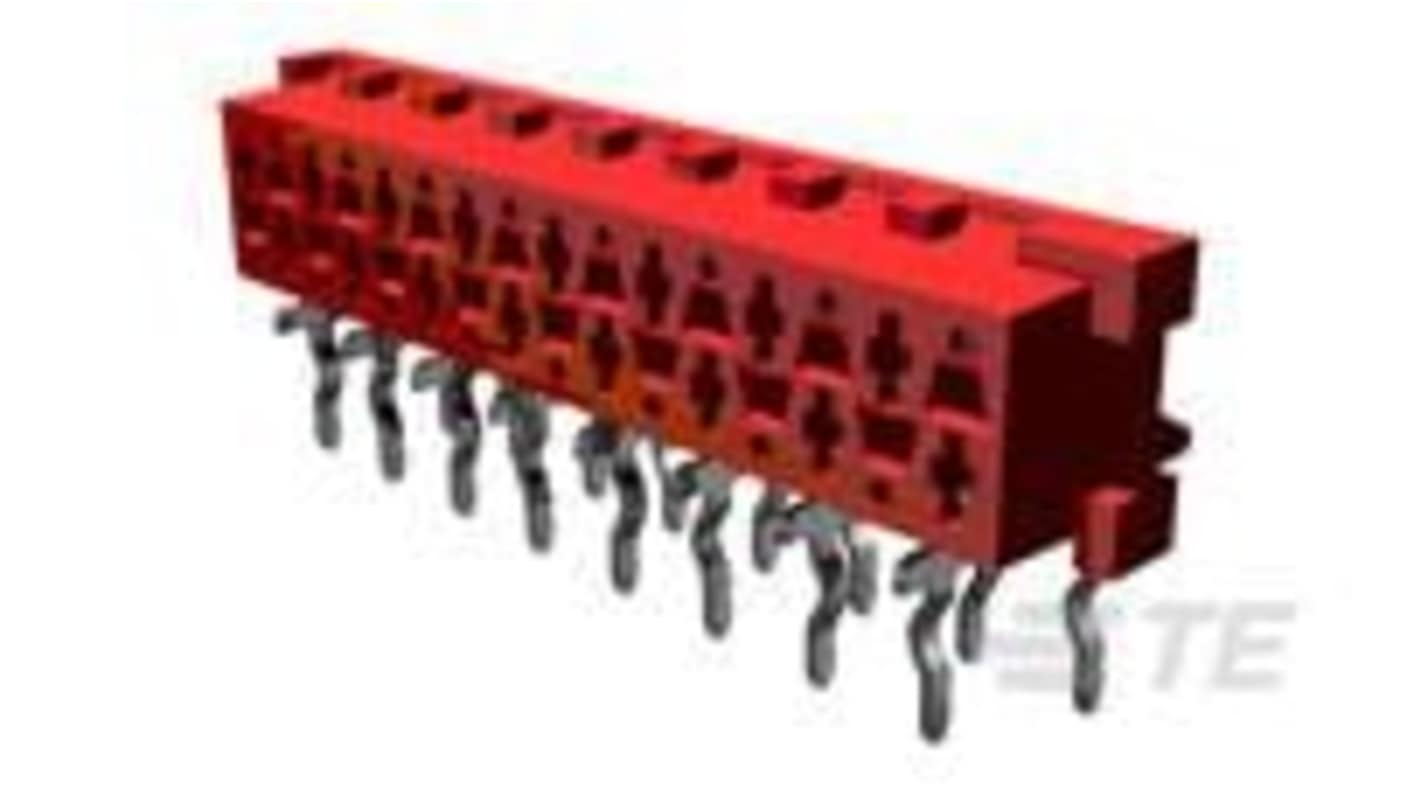TE Connectivity Micro-Match Industrial Series Right Angle Board Mount PCB Header, 12 Contact(s), 2.54mm Pitch, 2