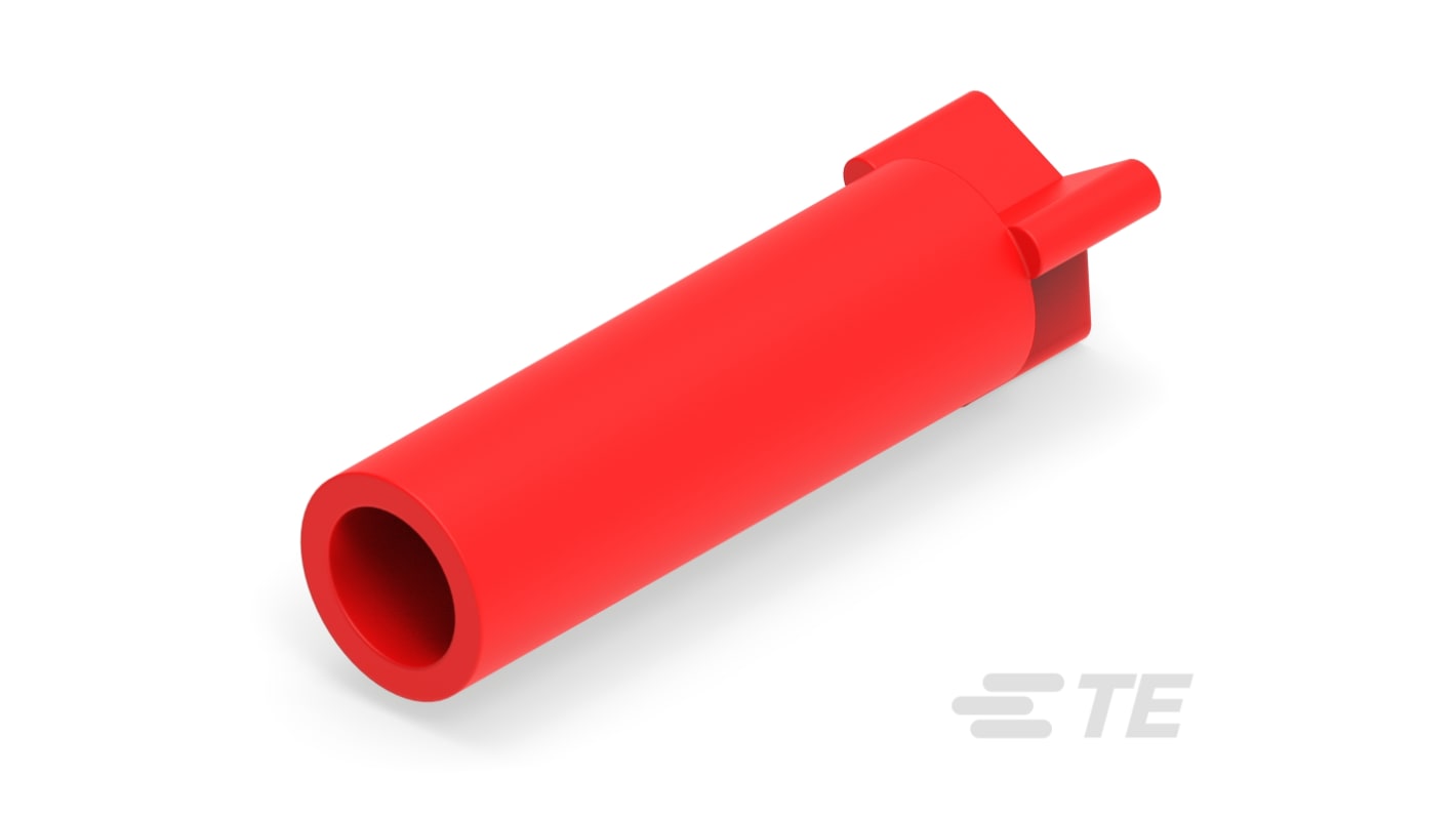 TE Connectivity, 34304 Closed End Splice Connector, Red, Insulated, Tin 22 → 14 AWG