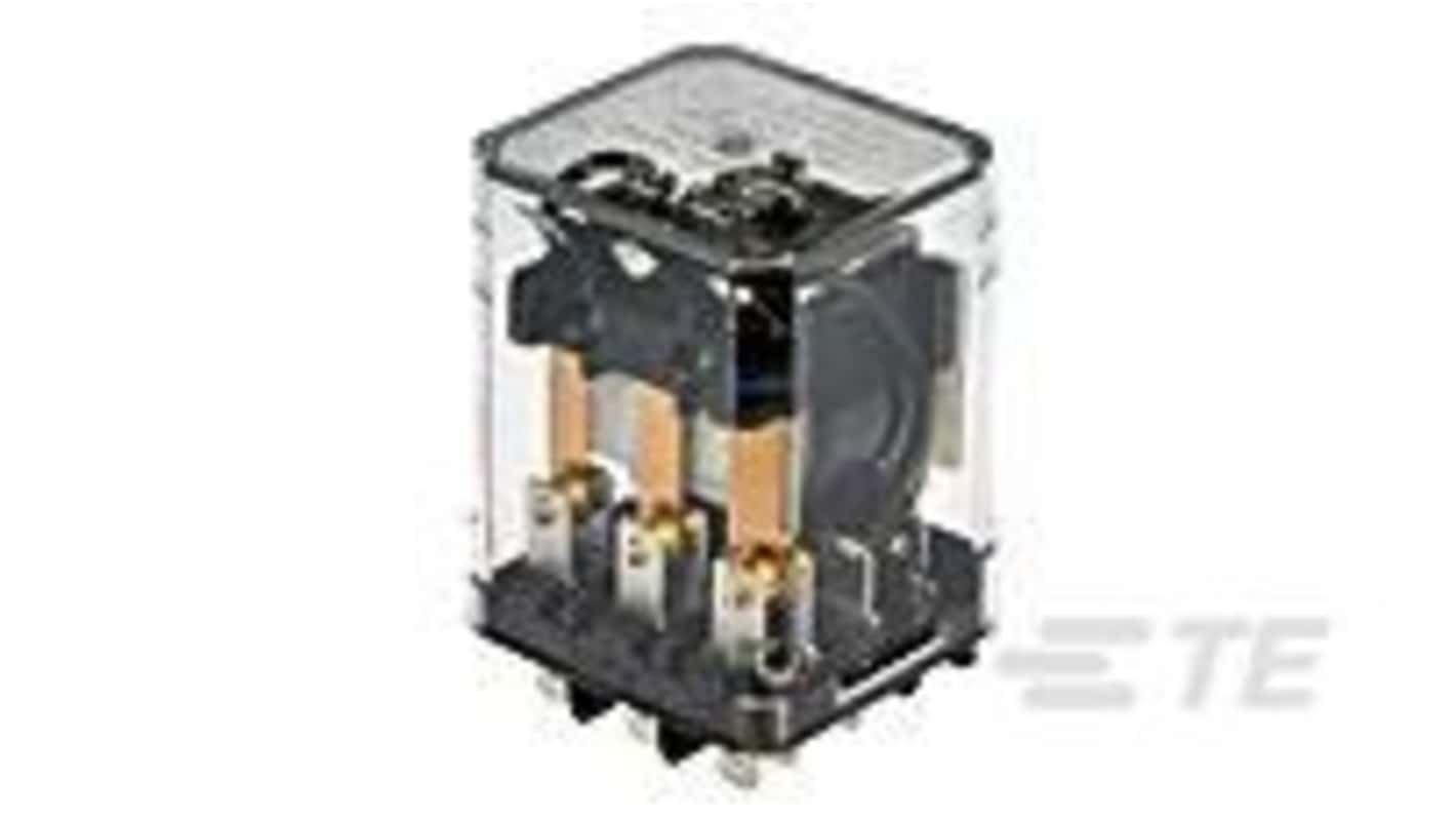TE Connectivity Relay, 12V dc Coil, 10A Switching Current, DPDT