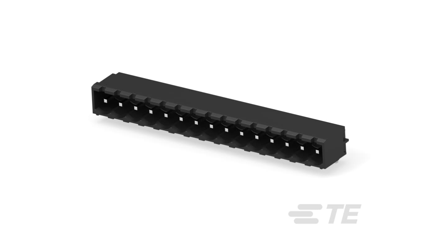 TE Connectivity Buchanan Series PCB Terminal Block, 15-Contact, 5mm Pitch, Board Mount, 1-Row, Solder, Through Hole