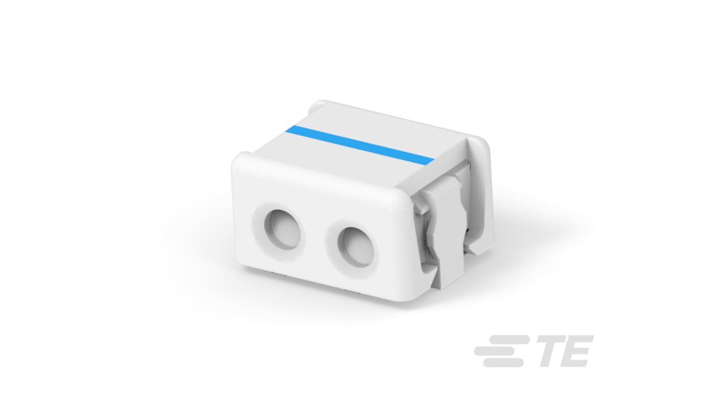 TE Connectivity LUMAWISE Series Insulation Displacement Connectors Closed End, Wire-to-Board-Pole, Female, 2-Way, Board