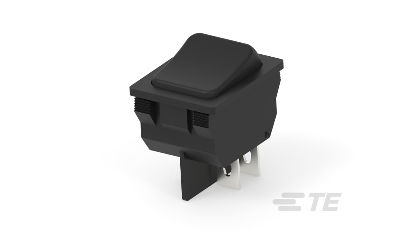 TE Connectivity DPST, On-Off Rocker Switch Panel Mount