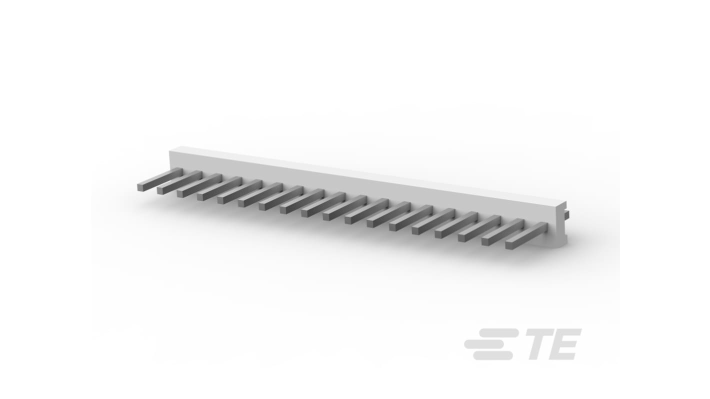 TE Connectivity MTA 156 Series Vertical Board Mount PCB Header, 18 Contact(s), 3.96mm Pitch, 1 Row(s), Unshrouded