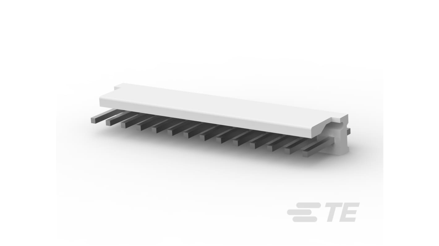 TE Connectivity MTA 156 Series Vertical Board Mount PCB Header, 14 Contact(s), 3.96mm Pitch, 1 Row(s), Shrouded,
