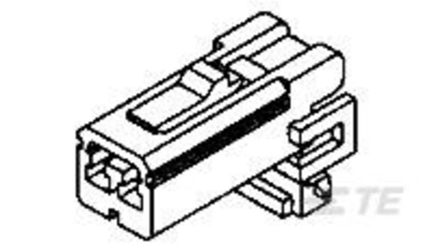 TE Connectivity, AMP Connector Housing Socket Natural Cable Mount, Cable Termination 174463-7