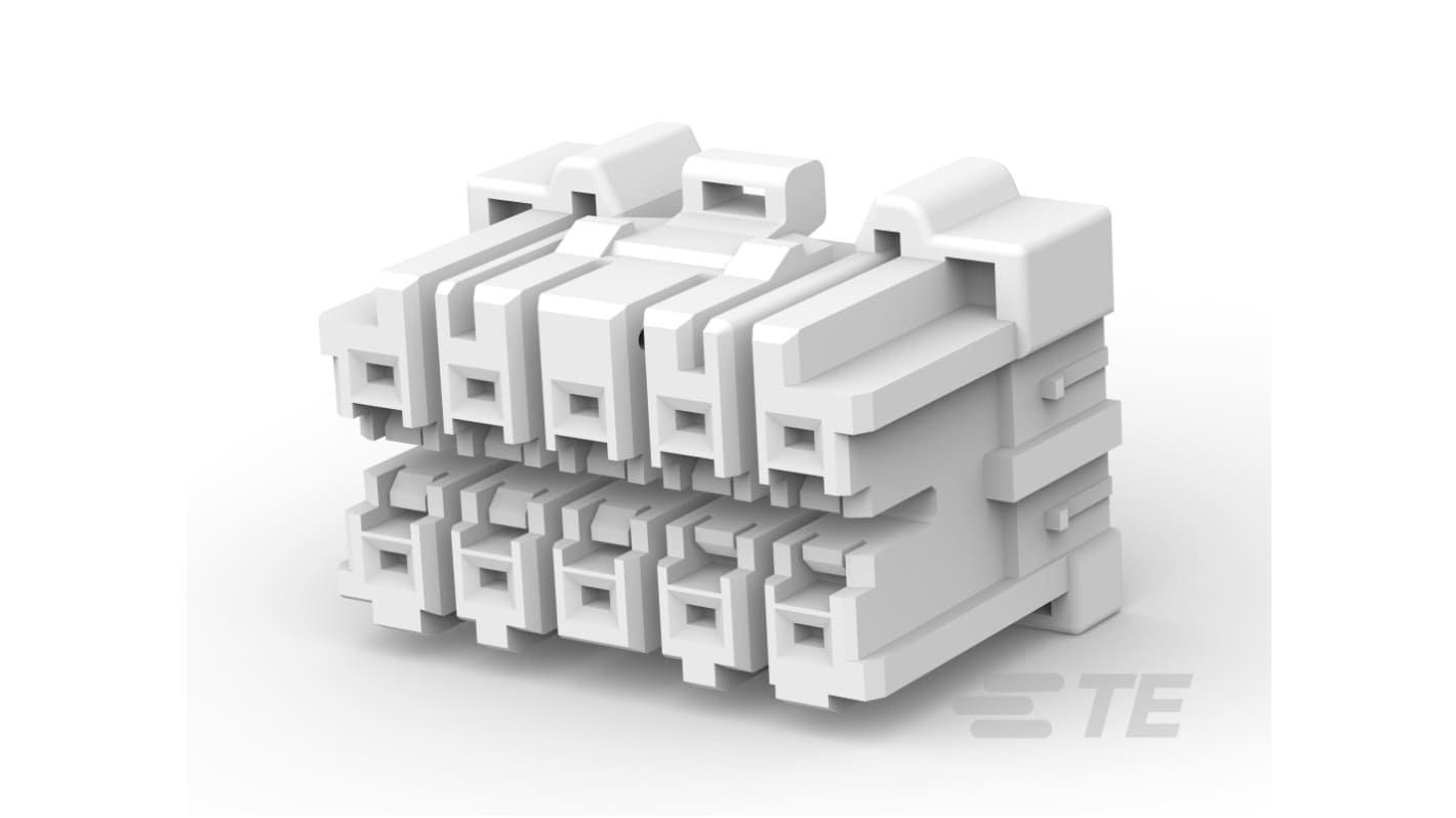 TE Connectivity, GRACE INERTIA Plug Connector Housing, 3.3mm Pitch, 10 Way, 2 Row