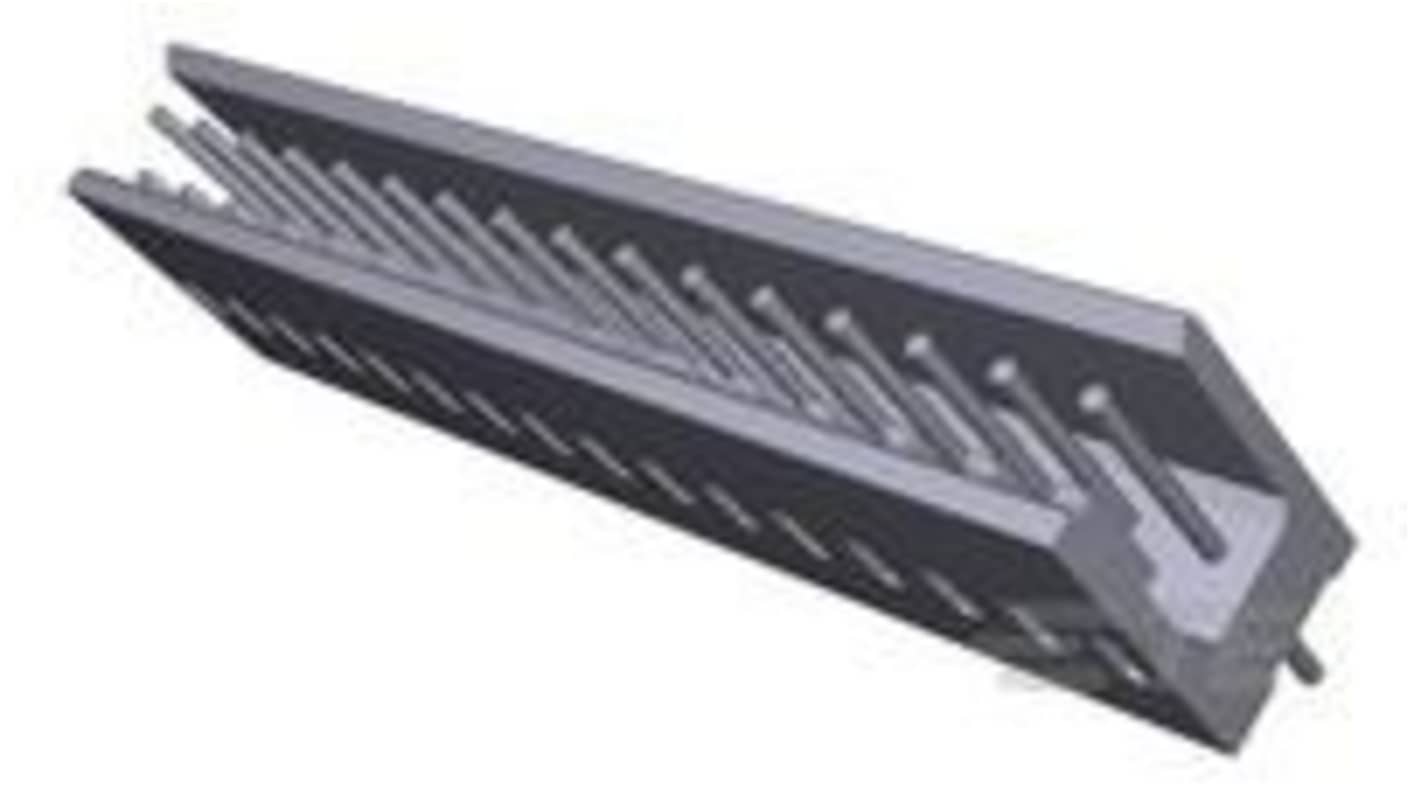 TE Connectivity AMPMODU Series Vertical Board Mount PCB Header, 16 Contact(s), 2.54mm Pitch, 1 Row(s), Shrouded,
