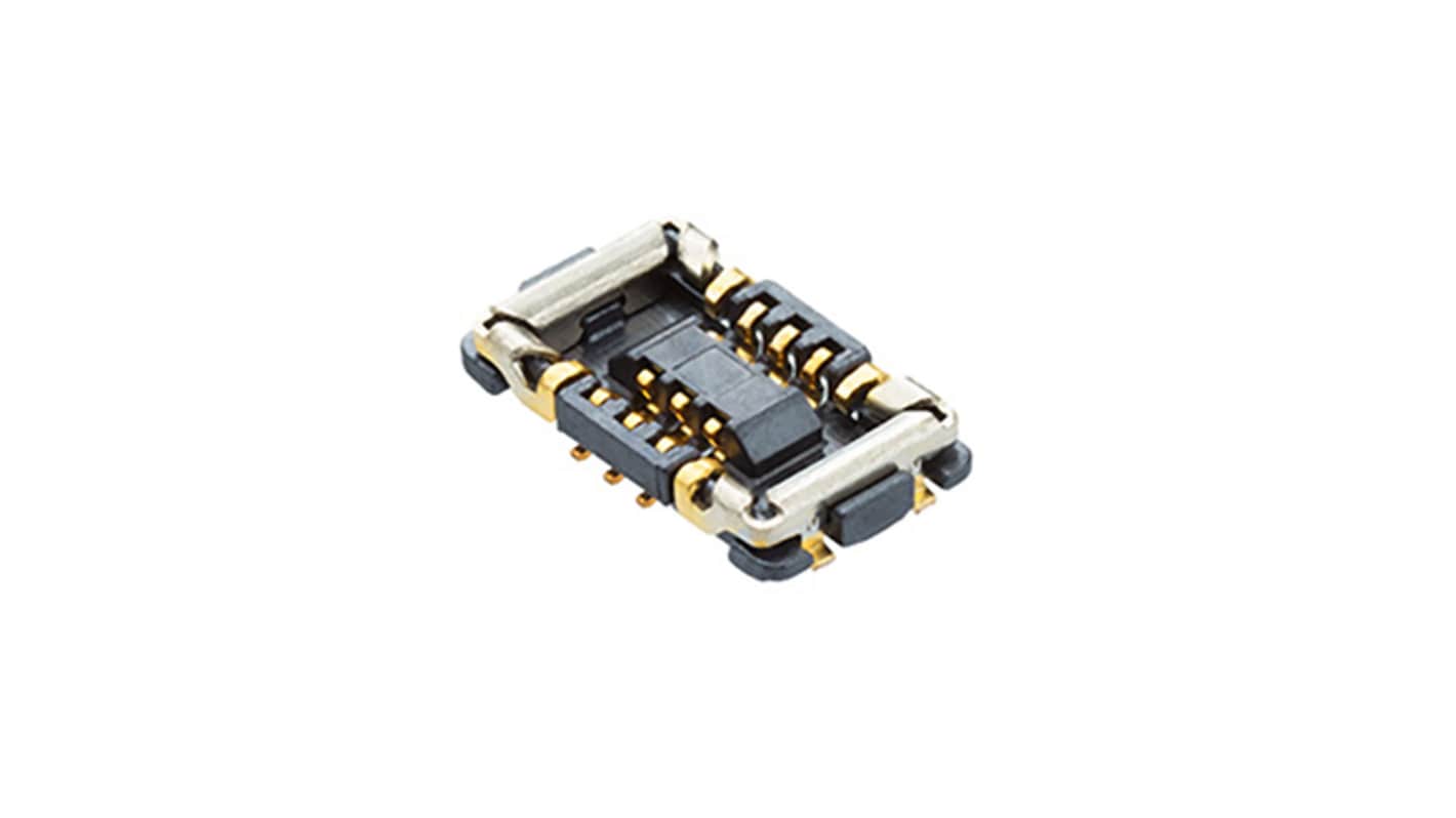 Molex 50506 Series Vertical Board Mount PCB Socket, 48-Contact, 2-Row, 0.3mm Pitch, Surface Mount Termination