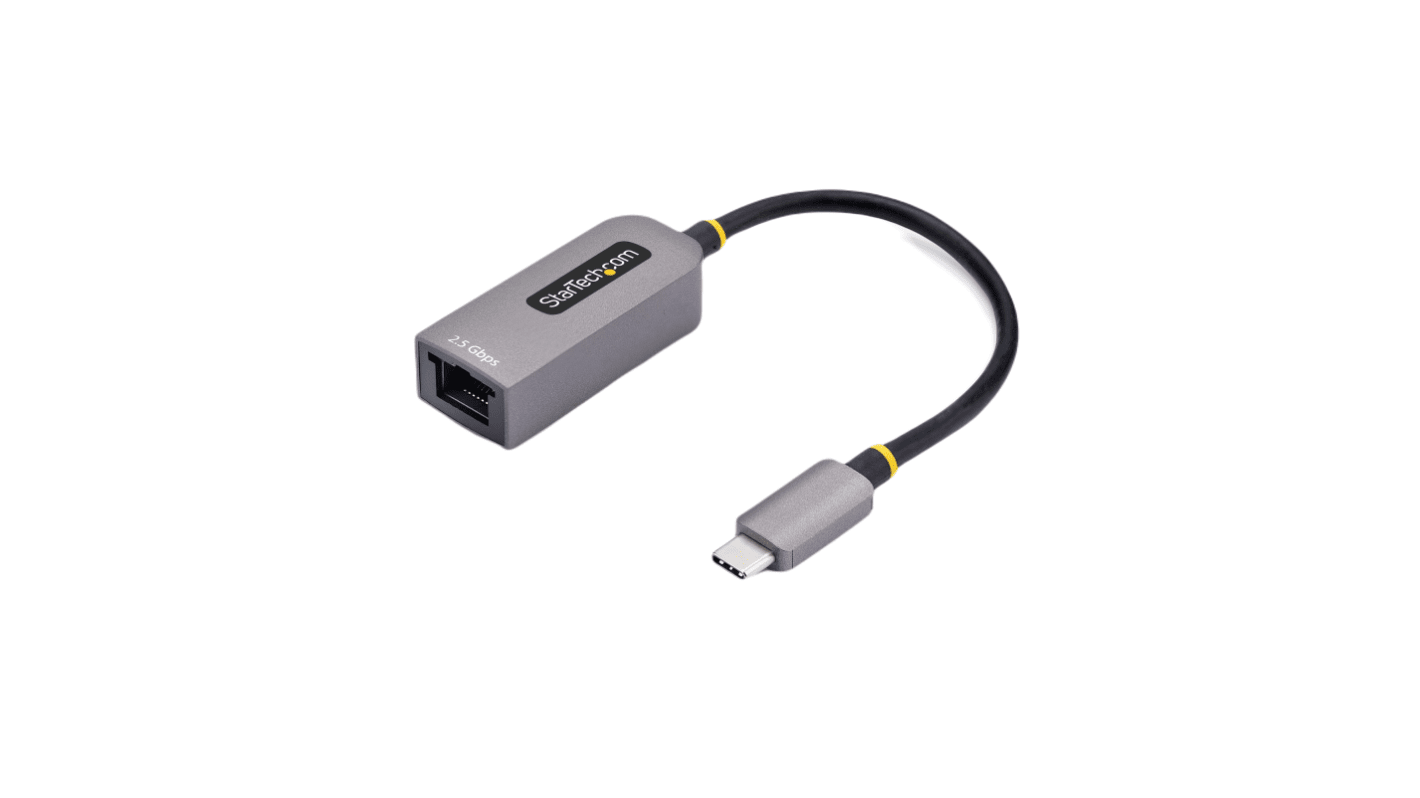 StarTech.com Port USB Ethernet Adapter USB 3.2 USB 3.2 Type-C to RJ45 100Mbit/s Network Speed