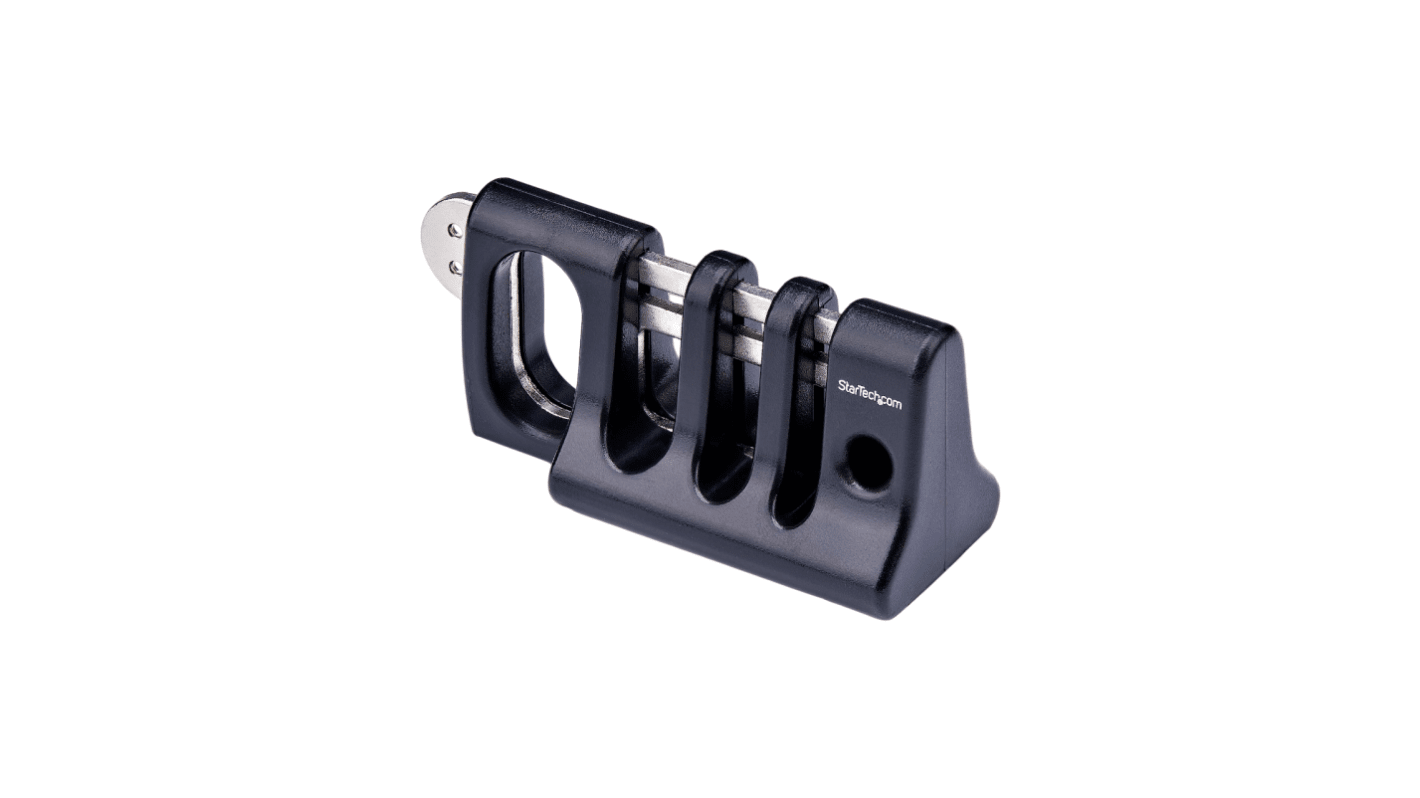 StarTech.com 锁, 3.2cm, 塑料，钢制, 钢缆锁