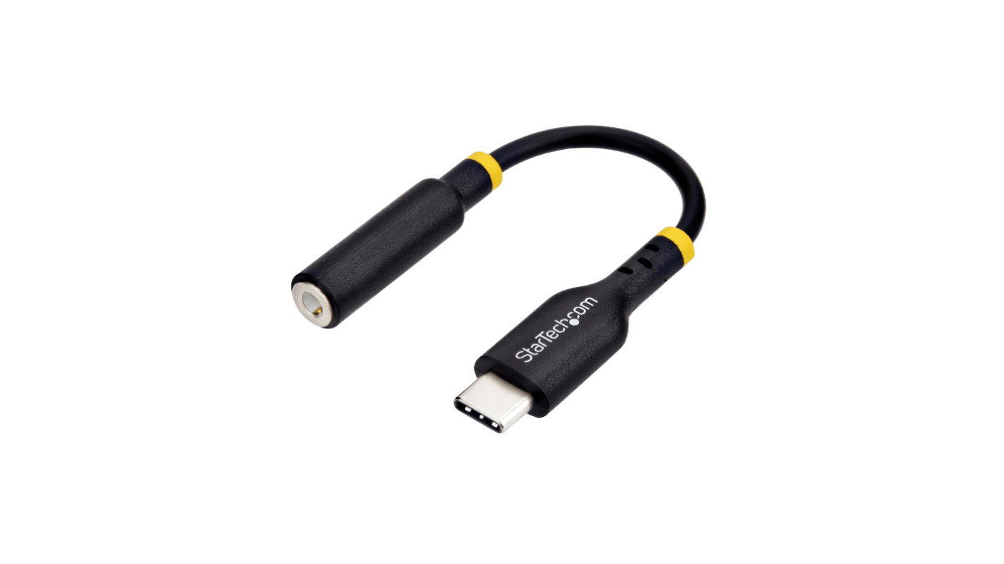 Kabel USB Złącze A USB C Złącze B Wtyk jack 3,5 mm dł. 127mm Adapter portu USB-C USB 2.0