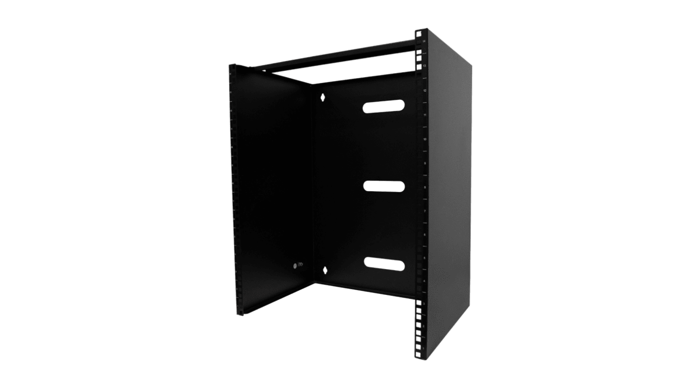 StarTech.com RACK Series Black 14U Steel Server Rack , with 2-Post Frame 50 x 35.5 x 32.5cm