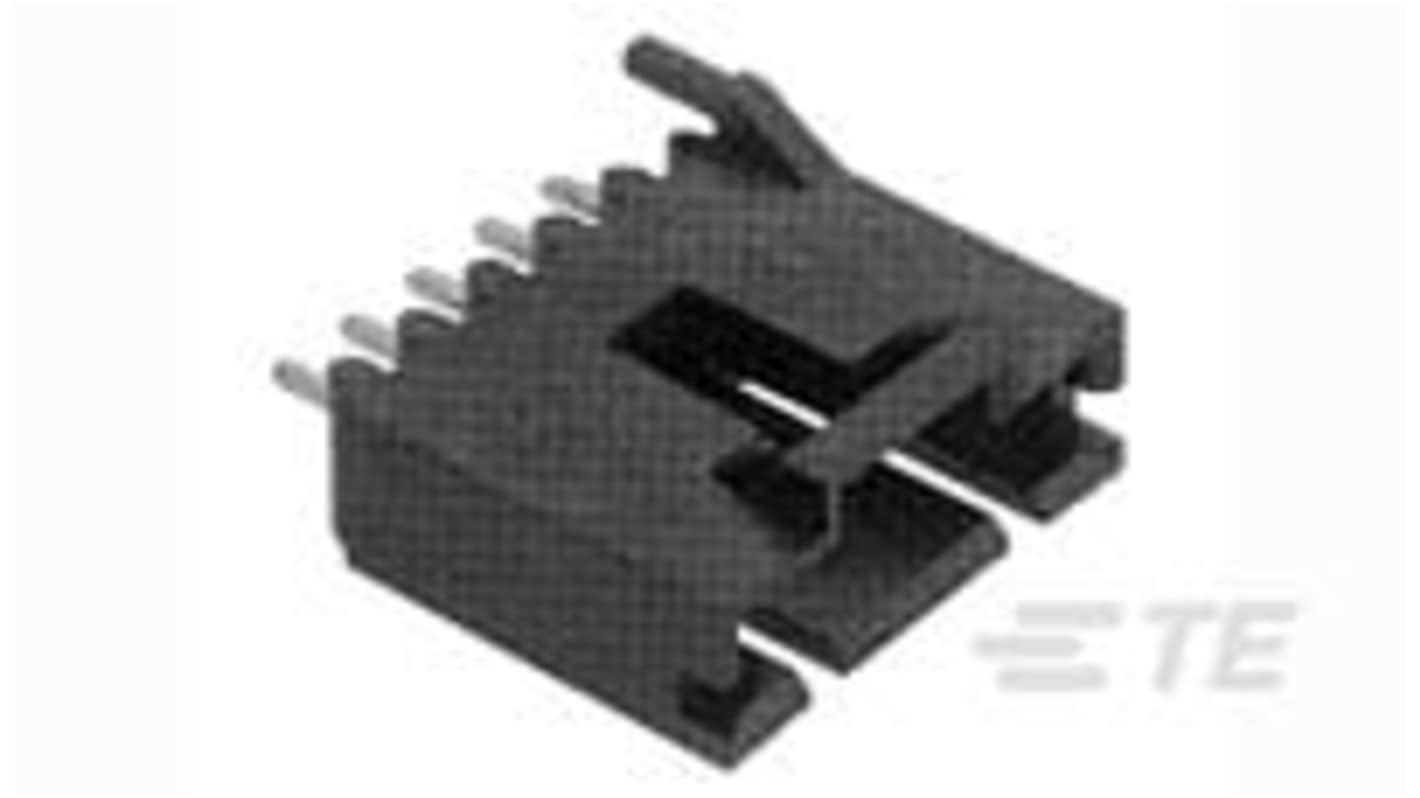TE Connectivity AMPMODU Series Vertical Board Mount PCB Header, 9 Contact(s), 2.54mm Pitch, 1 Row(s), Shrouded