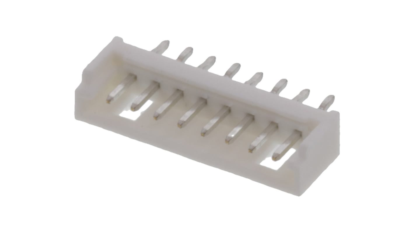Molex 53290 Series Vertical Through Hole PCB Header, 8 Contact(s), 2mm Pitch, 1 Row(s), Shrouded