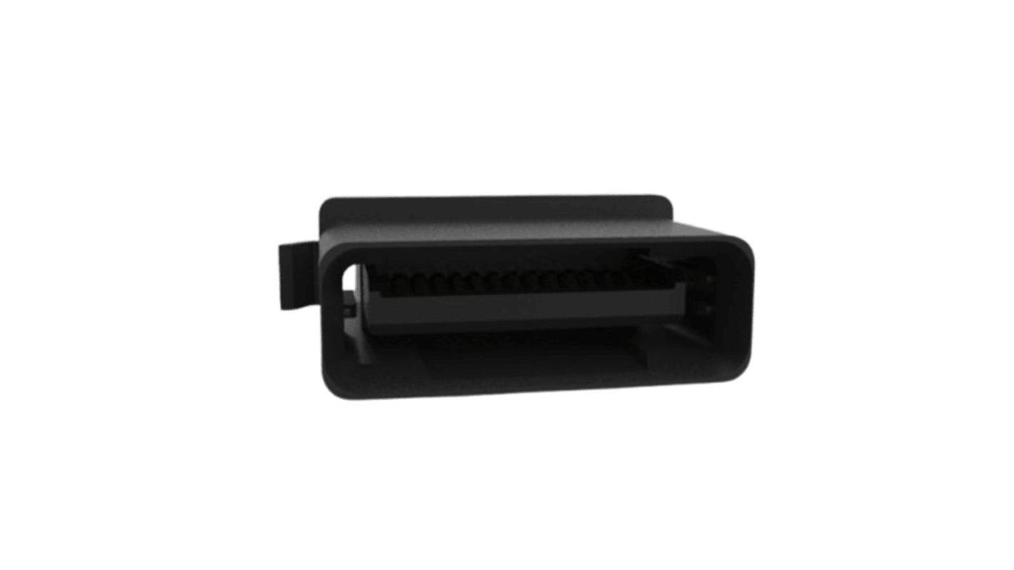 TE Connectivity 1-1612 Series Straight Panel Mount PCB Connector, 14 Contact(s), 1.5mm Pitch, 1 Row(s)
