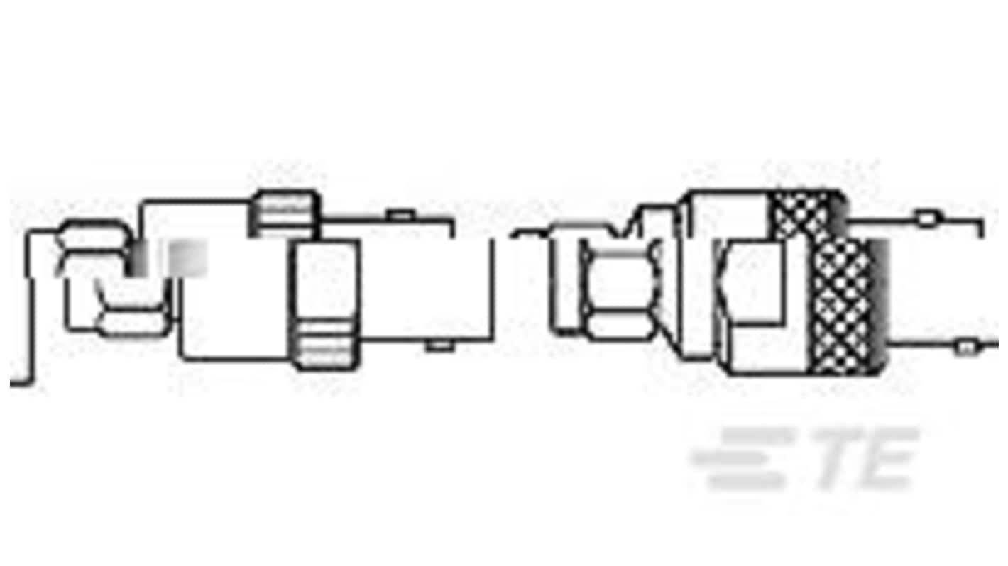 TE Connectivity 射频转接头, BNC 适配器, 最大频率4GHz, 回波损耗0.2dB, 直径14.7mm