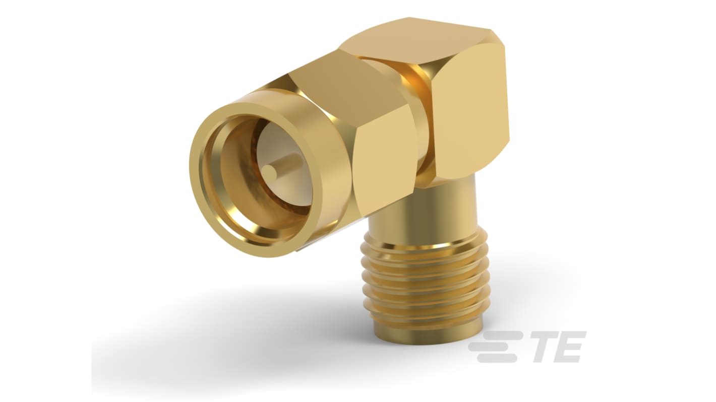 TE Connectivity 10550 Series Female, Male Panel Mount Circular Coaxial Connector, Cable Termination, Straight Body