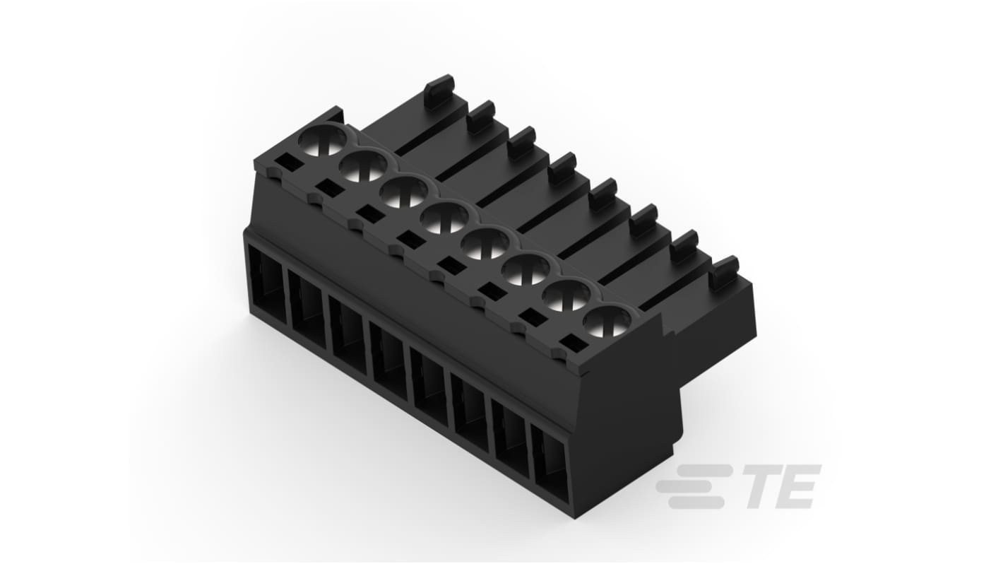 TE Connectivity, 3.5mm Pitch, Buchanan, 8 Way, , Pluggable Terminal Block, Receptacle, Surface Mount, Screw