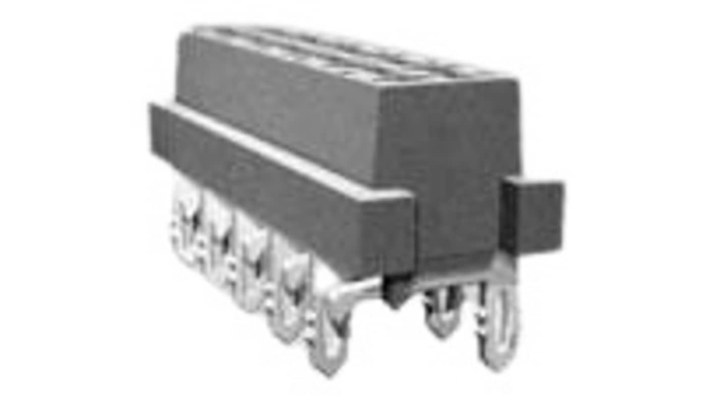 TE Connectivity Micro-MaTch Series Vertical Board Mount PCB Header, 20 Contact(s), 1.27mm Pitch, 2 Row(s), Shrouded