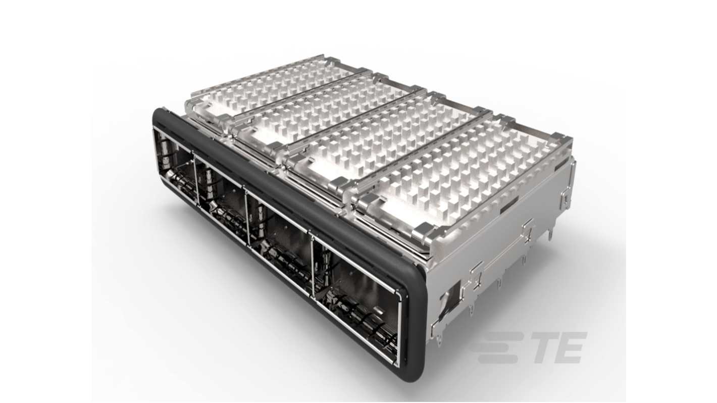 TE Connectivity QSFP+ Cage Assembly 4-Port, 2170287-1