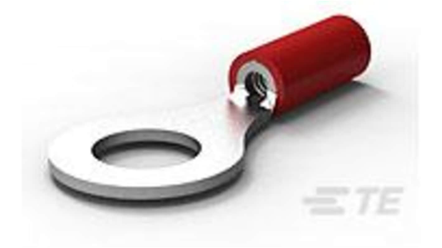 TE Connectivity, PlastiGrip Insulated Ring Terminal, Red