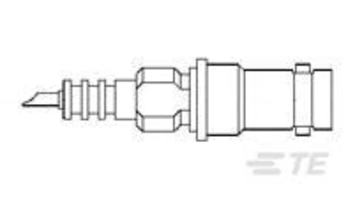 TE Connectivity 2250 Series Panel Mount SHV Connector, Crimp Termination, Straight Body
