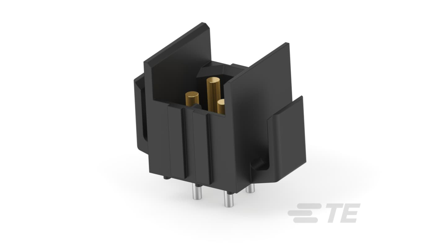 TE Connectivity Vertical PCB Mount PCB Header, 4 Contact(s), 4.2mm Pitch, 2 Row(s), Shrouded