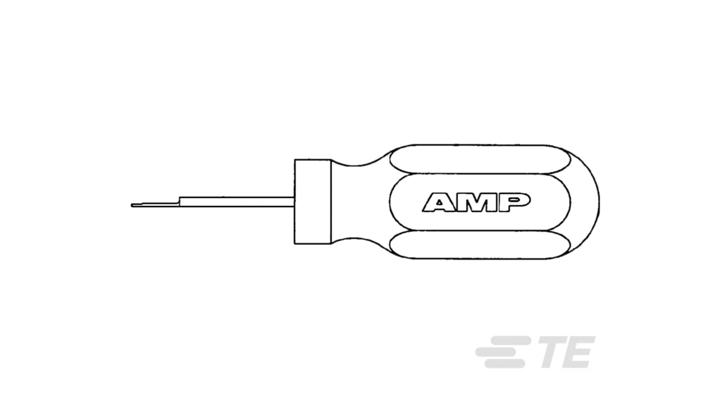 TE Connectivity Insertion & Extraction Tool, AMP Signal Double Lock Series, Contact Removal Tool Contact