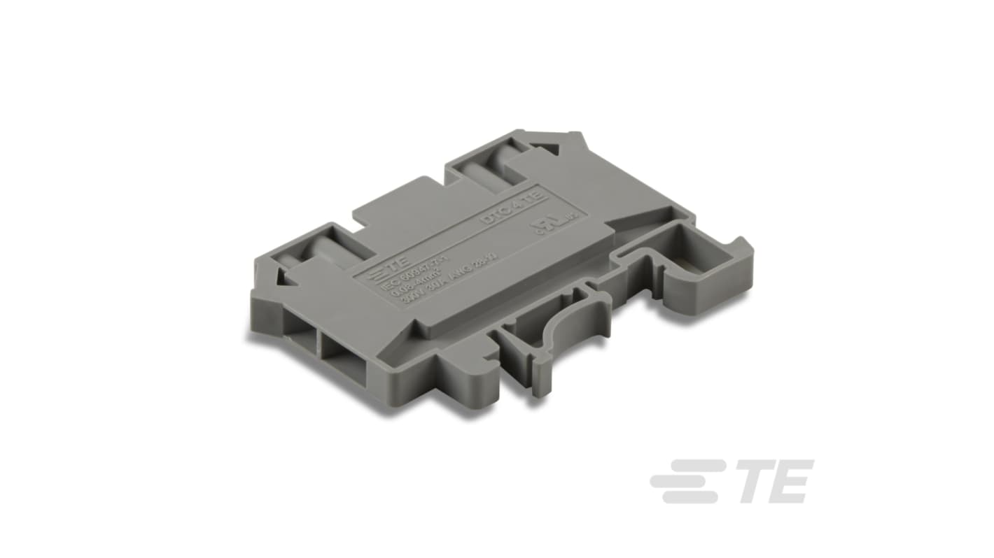 TE Connectivity 2271682-1 22716 Series Grey, 4mm², Quick Connect Termination